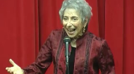 
	Peninnah Schram, well-known storyteller & author, is Professor of Speech and Drama at Yeshiva University’s Stern College. Vibrantly elegant in her storytelling, she tells Jewish stories of wisdom and wit. Her latest book is an illustrated anthology, THE HUNGRY CLOTHES AND OTHER JEWISH FOLKTALES (Sterling Publ