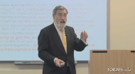 
	
		This video was graciously provided by the Office of the Chief Rabbi Lord Sacks.
		
	
		 
	
		There are a number of ways to stay connected with the Chief Rabbi:
		
	
		
			Visit his website – chiefrabbi.org – to subscribe to his mailing list