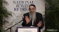 
	This lecture was delivered at the 14th annual National Jewish Retreat. For more information and to register for the next retreat, visit: Jretreat.com.