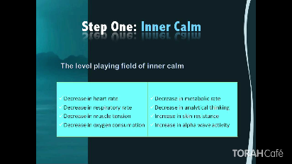 
	Wisdom is cumulative, don’t hesitate to consult those who are older and wiser.

	Rabbi Laibl Wolf begins by establishing that each attendee and viewer is a unique, gifted, reincarnated soul, brought into the world for an individual purpose. Living mindfully begins with inner calm, a level playing field, required for the beginning point of any wisdom oriented decision